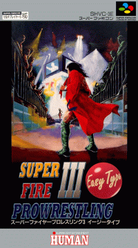 Super Fire Pro Wrestling 3 Easy Type Super Famicom JP box art